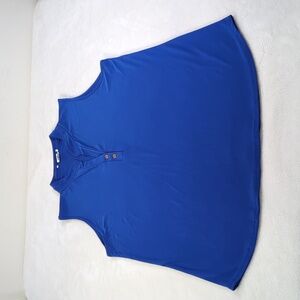 Soft blue dressy tank Top L / XL